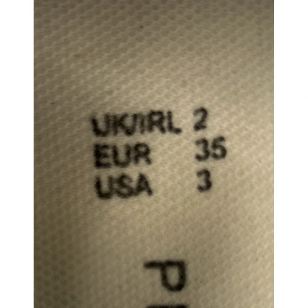 Primark White Contrast Panel Low Top Trainers Sneakers Kids Size 3 Women's‎ Sz 4